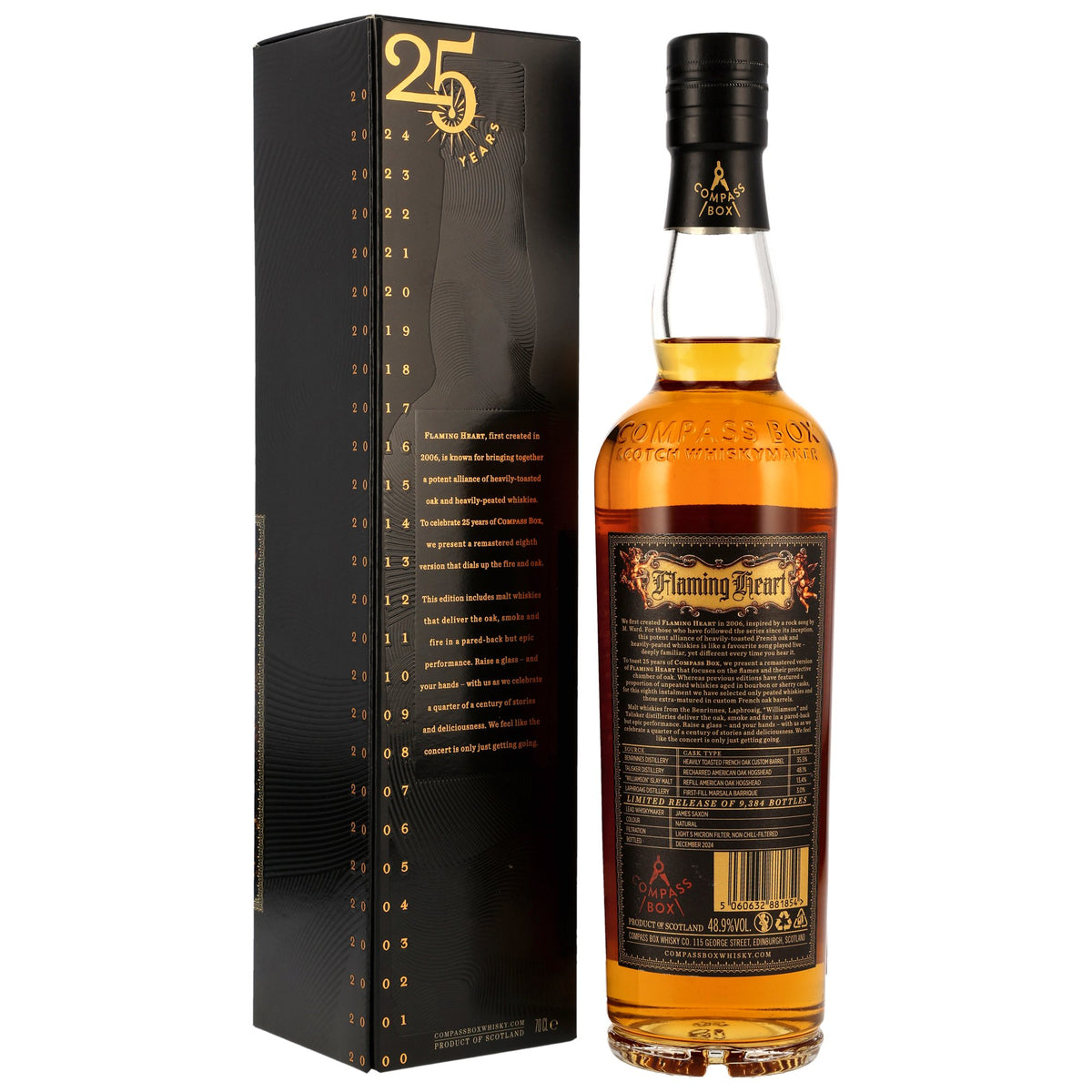 Flaming Heart - Compass Box - 25th Anniversary Edition