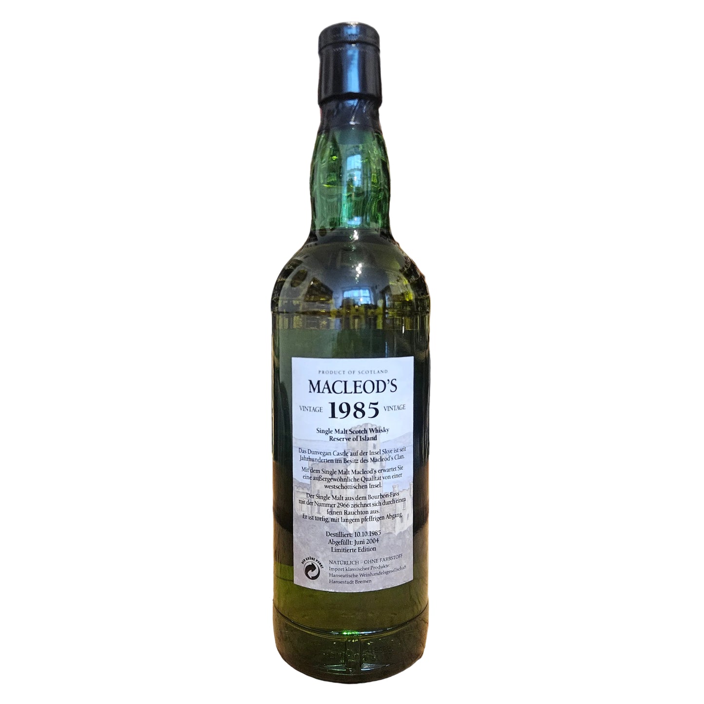 Macleod's Rare Single Island Malt 18 1985/2004 (Talisker?) - Bourbon Cask #2966