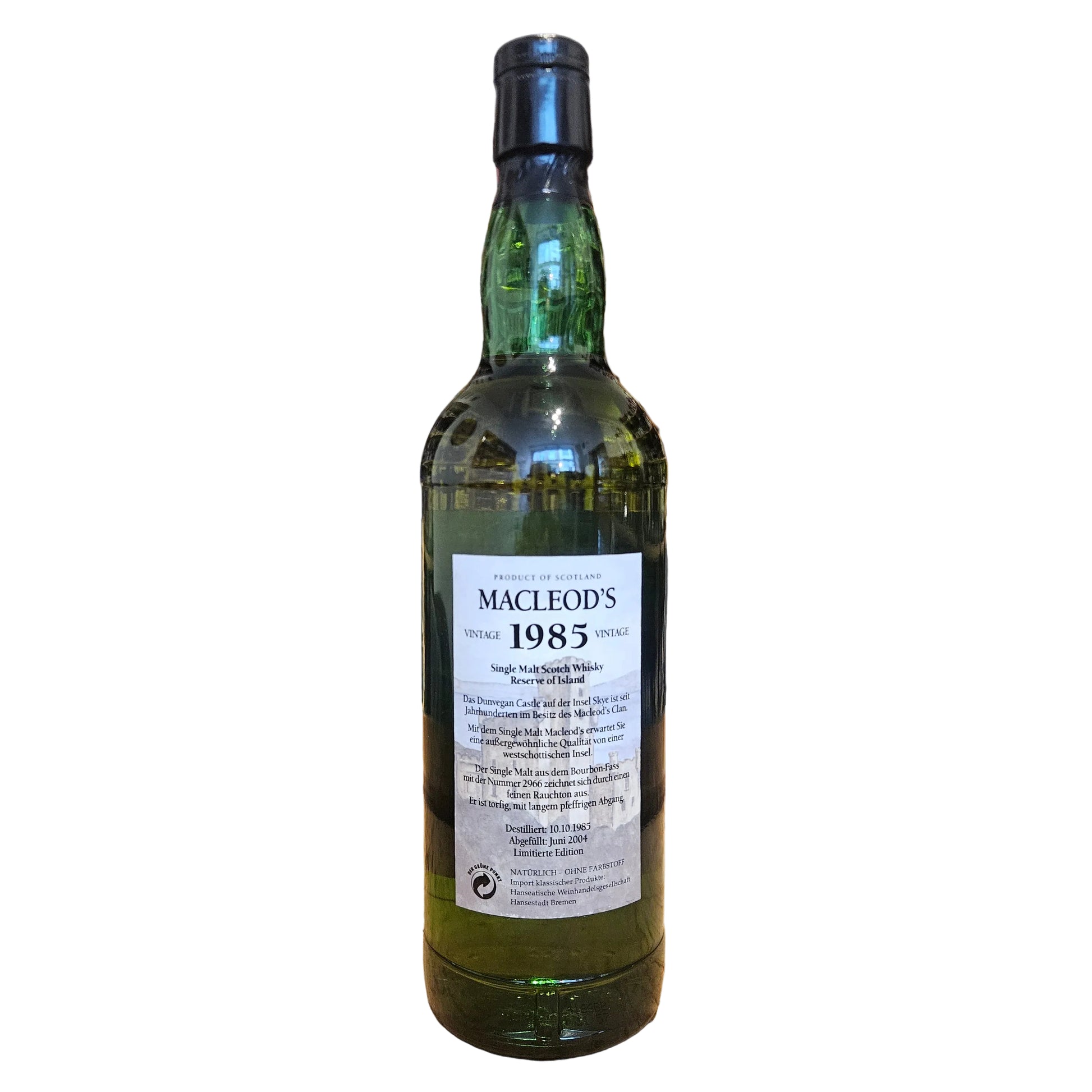 Macleod's Rare Single Island Malt 18 1985/2004 (Talisker?) - Bourbon Cask #2966