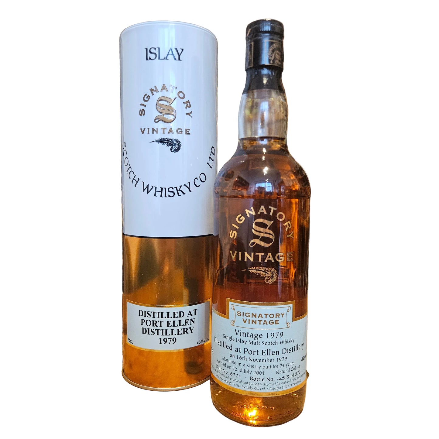 Port Ellen 24 1979/2004 - Signatory Vintage - Sherry Butt #6771