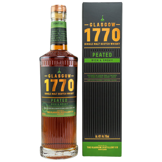 Glasgow 1770 Peated - Rich & Smoky - Maltucky