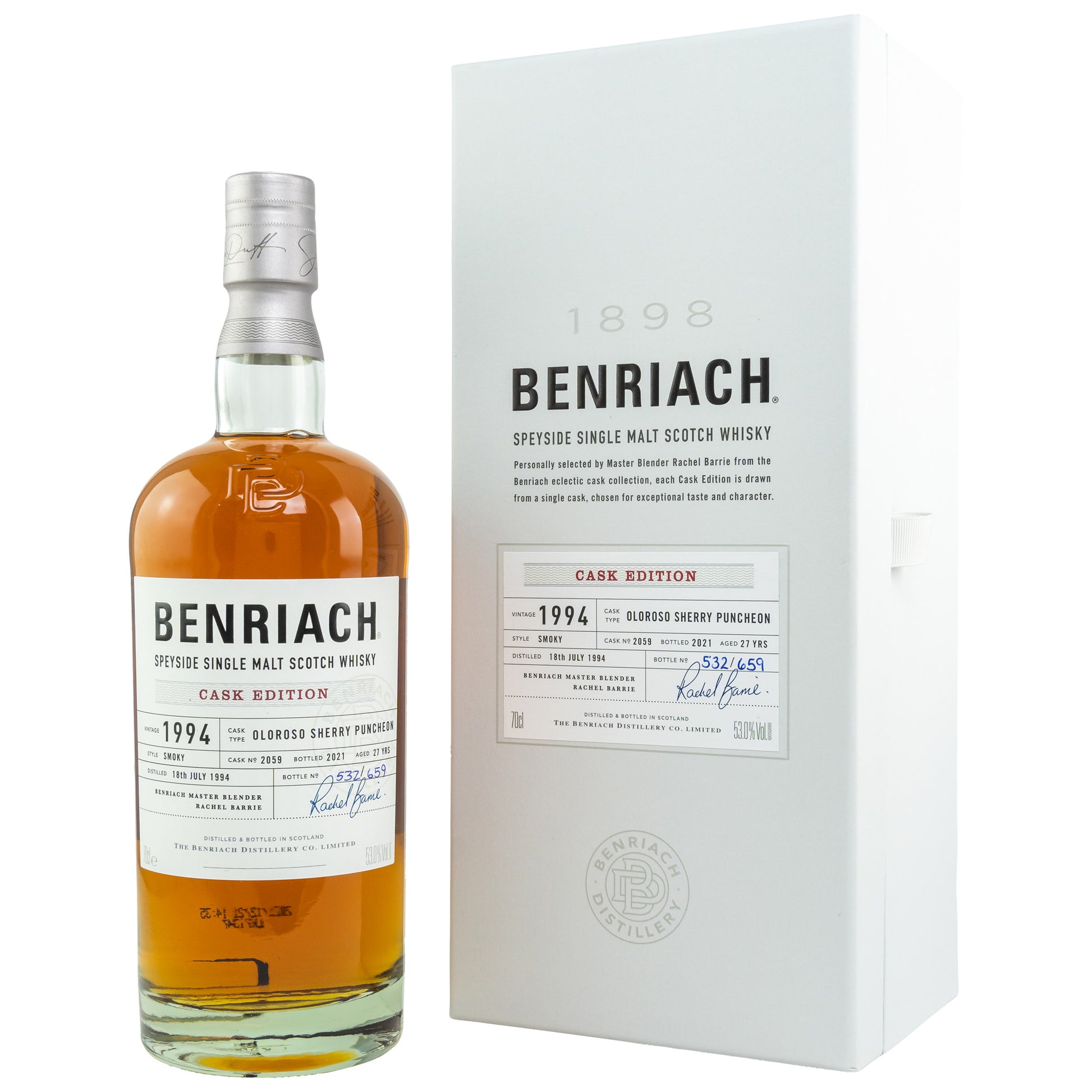 Benriach 27 1994/2021 - Oloroso Sherry Puncheon #2059