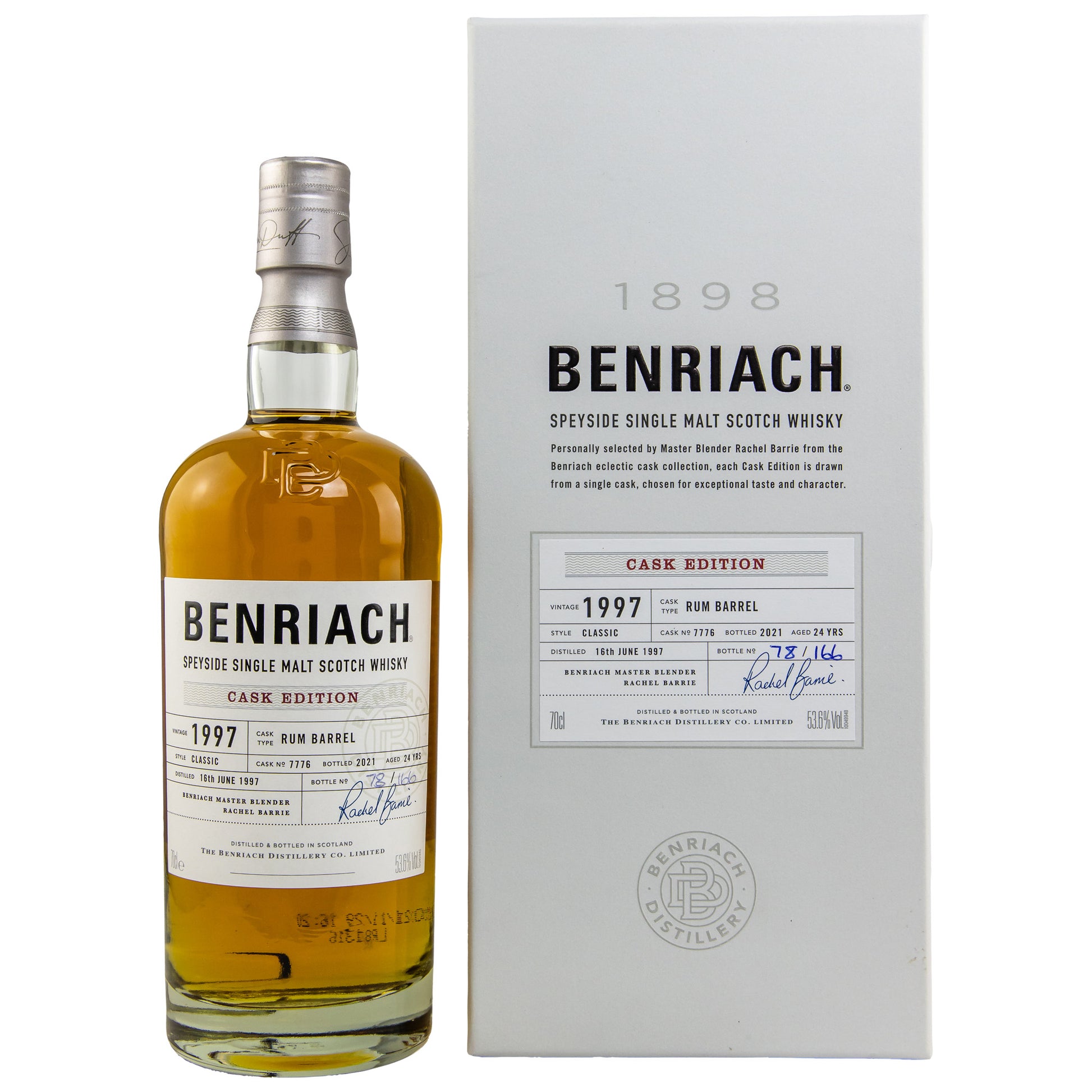 Benriach 24 1997/2021 - Rum Barrel #7776
