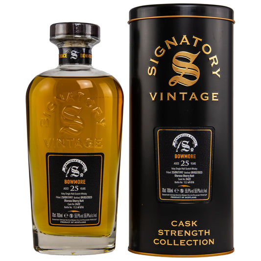 Bowmore 25 1997/2023 - Signatory Vintage Symingtons Choice -  Oloroso Sherry Butt