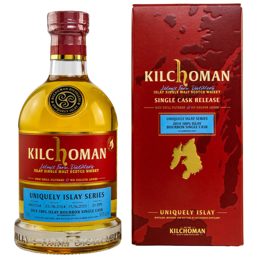 Kilchoman 8 2014/2023 - Single Cask Release - Bourbon Cask #642/2014