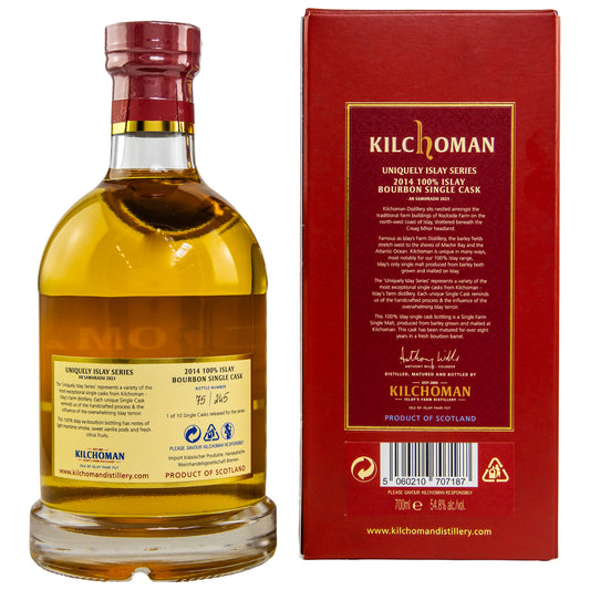 Kilchoman 8 2014/2023 - Single Cask Release - Bourbon Cask #642/2014