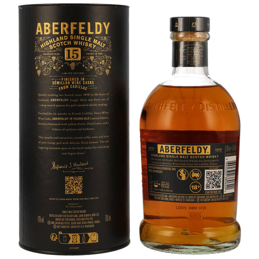 Aberfeldy Cadillac Red Wine Cask 15