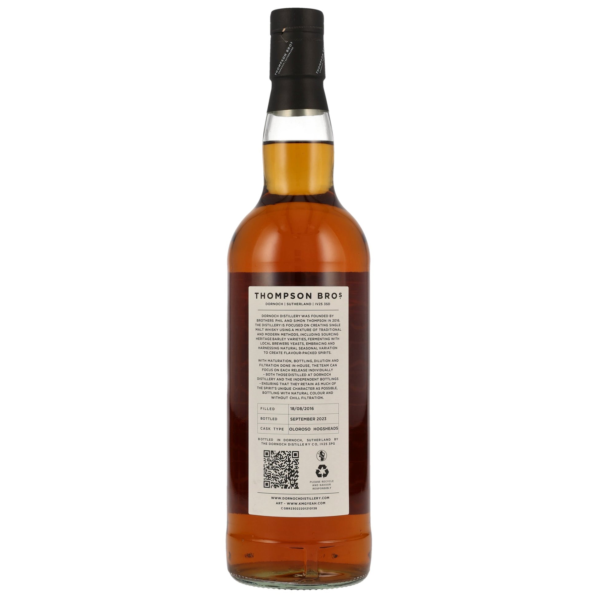 Dailuaine 7 2016/2023 - Thompson Bros. - Oloroso Hogsheads