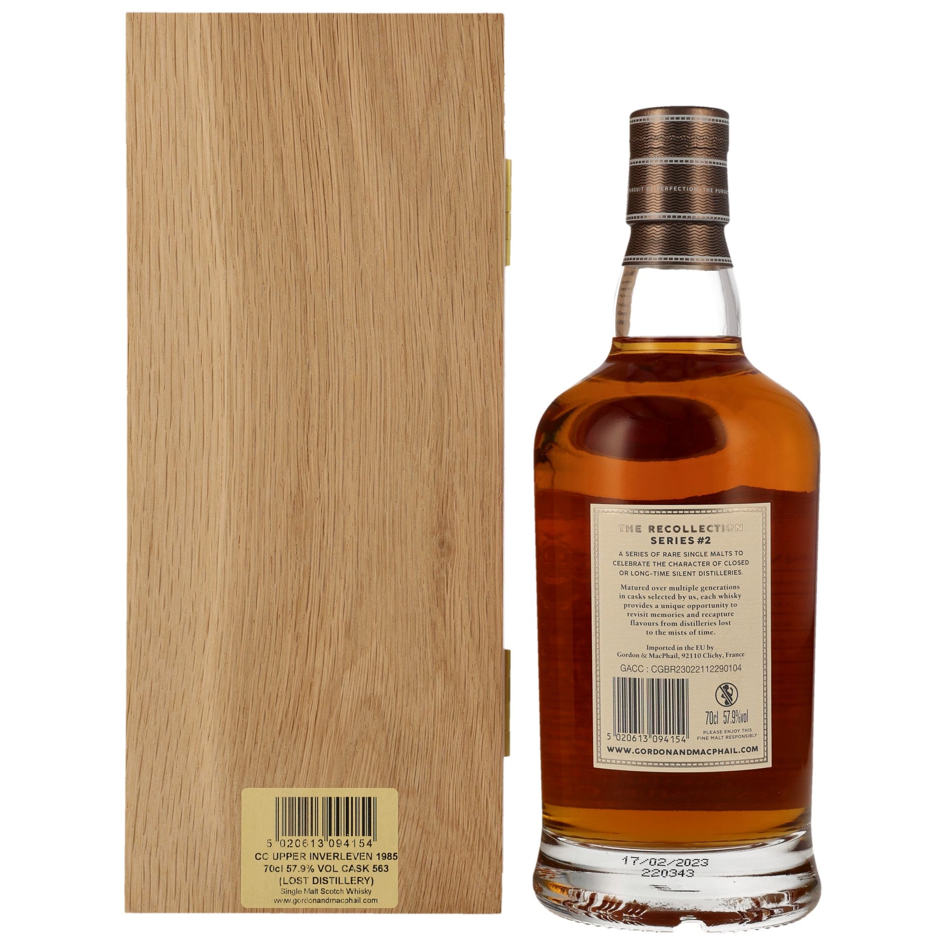 Inverleven 38 1985/2023 - Gordon & MacPhail Connoisseurs Choice - Refill Bourbon Barrel #563