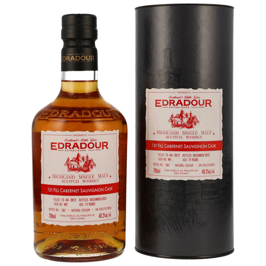 Edradour 11 2012/2023 -  First Fill Cabernet Sauvignon #2 - St. Michael Eppan