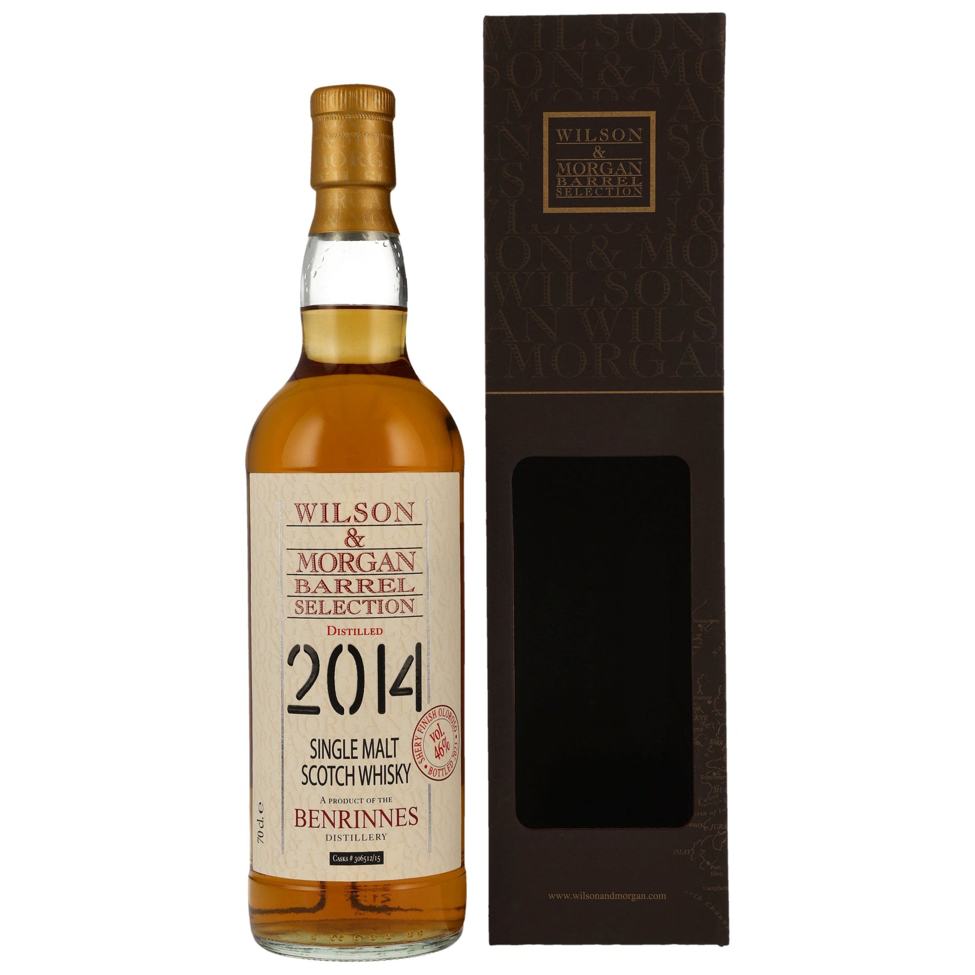 Benrinnes 2014/2023 - First Fill Oloroso Sherry Butt Finish - Wilson & Morgan - Maltucky