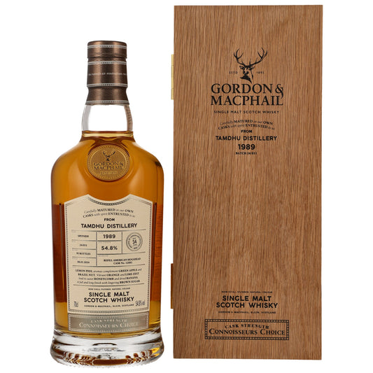 Tamdhu 34 1989/2024 - Gordon & MacPhail Connoisseurs Choice - Refill American Hogahead #12881