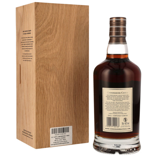 Linkwood 30 1993/2024 - Gordon & MacPhail Connoisseurs Choice - First Fill Sherry Puncheon #6184