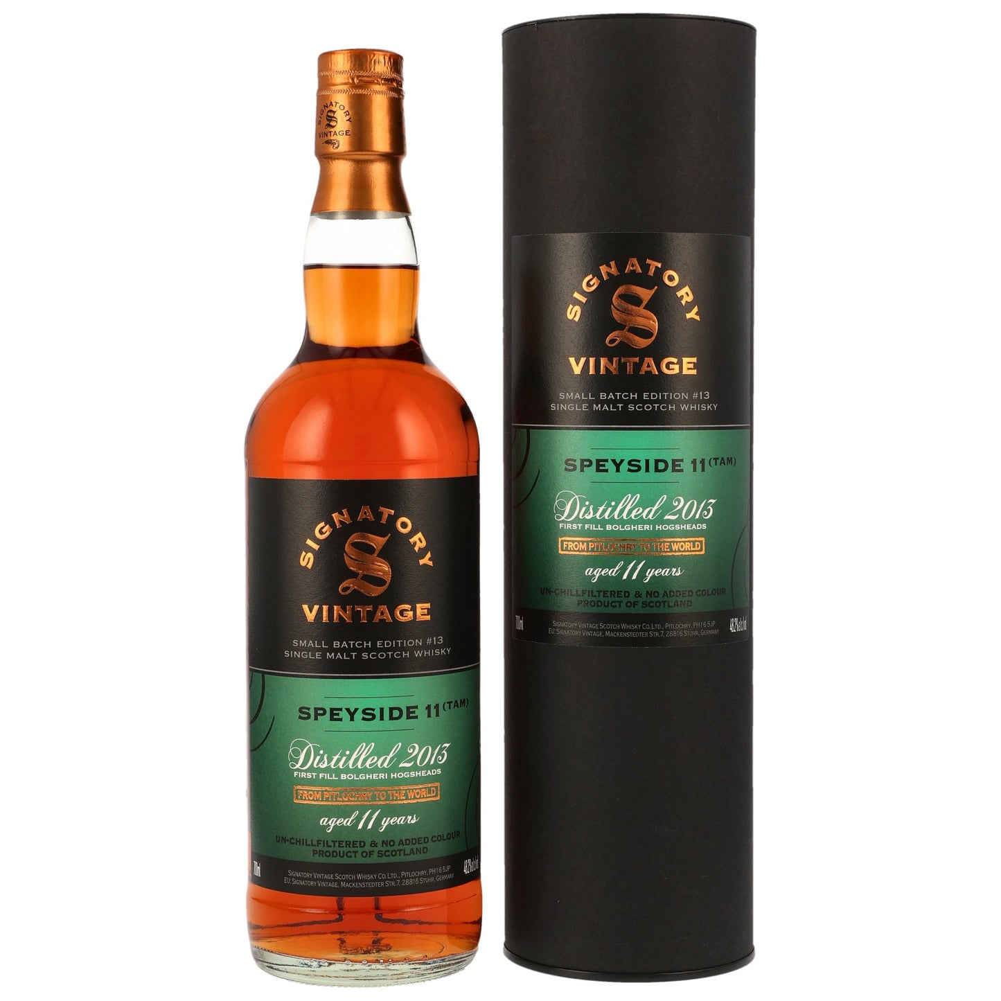 Speyside (TAM) 11 2013/2024 Signatory Vintage Small Batch