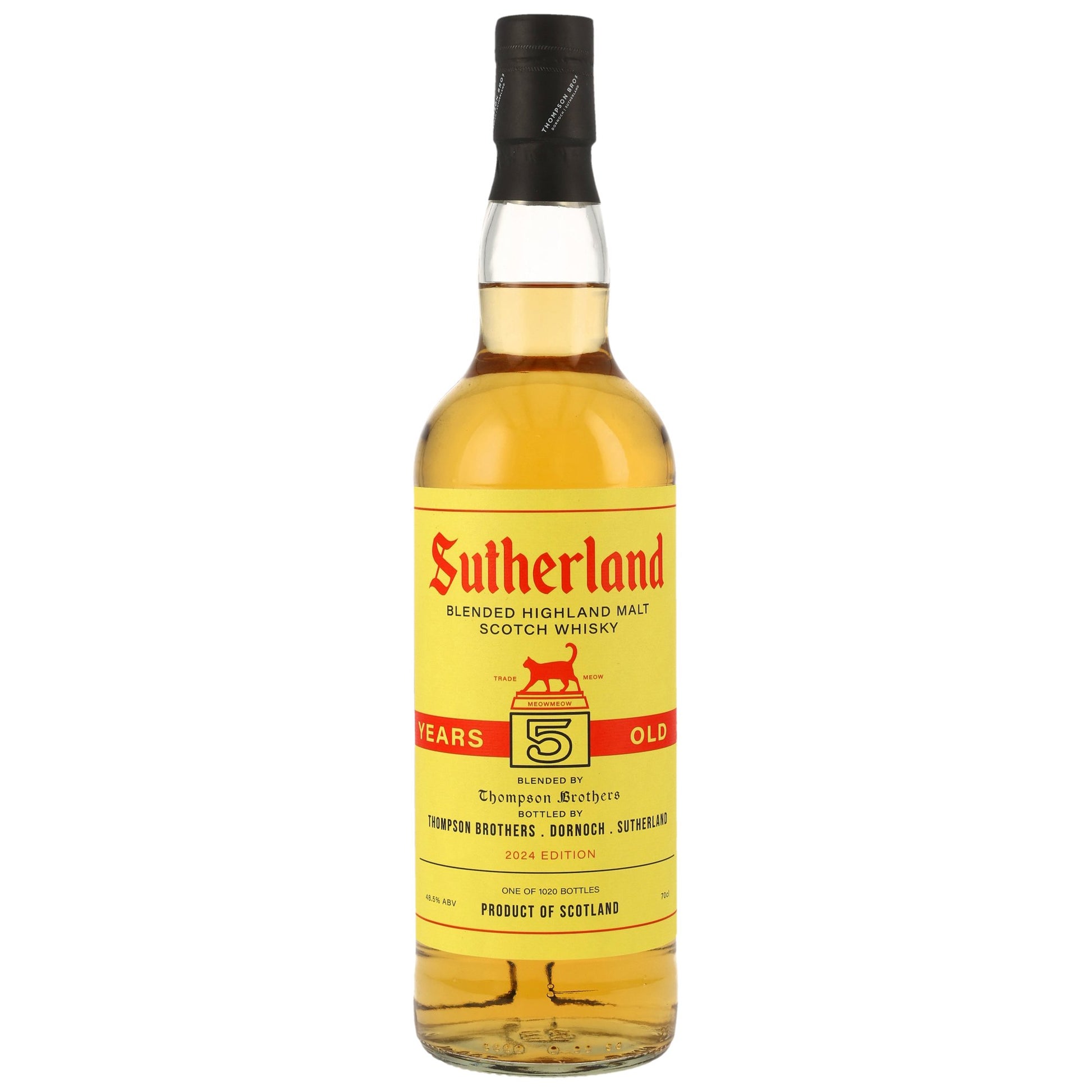 Sutherland 5Y (2024) - Thompson Bros. - Highland Blended Malt (Clynelish, Dornoch Distillery, Brora)