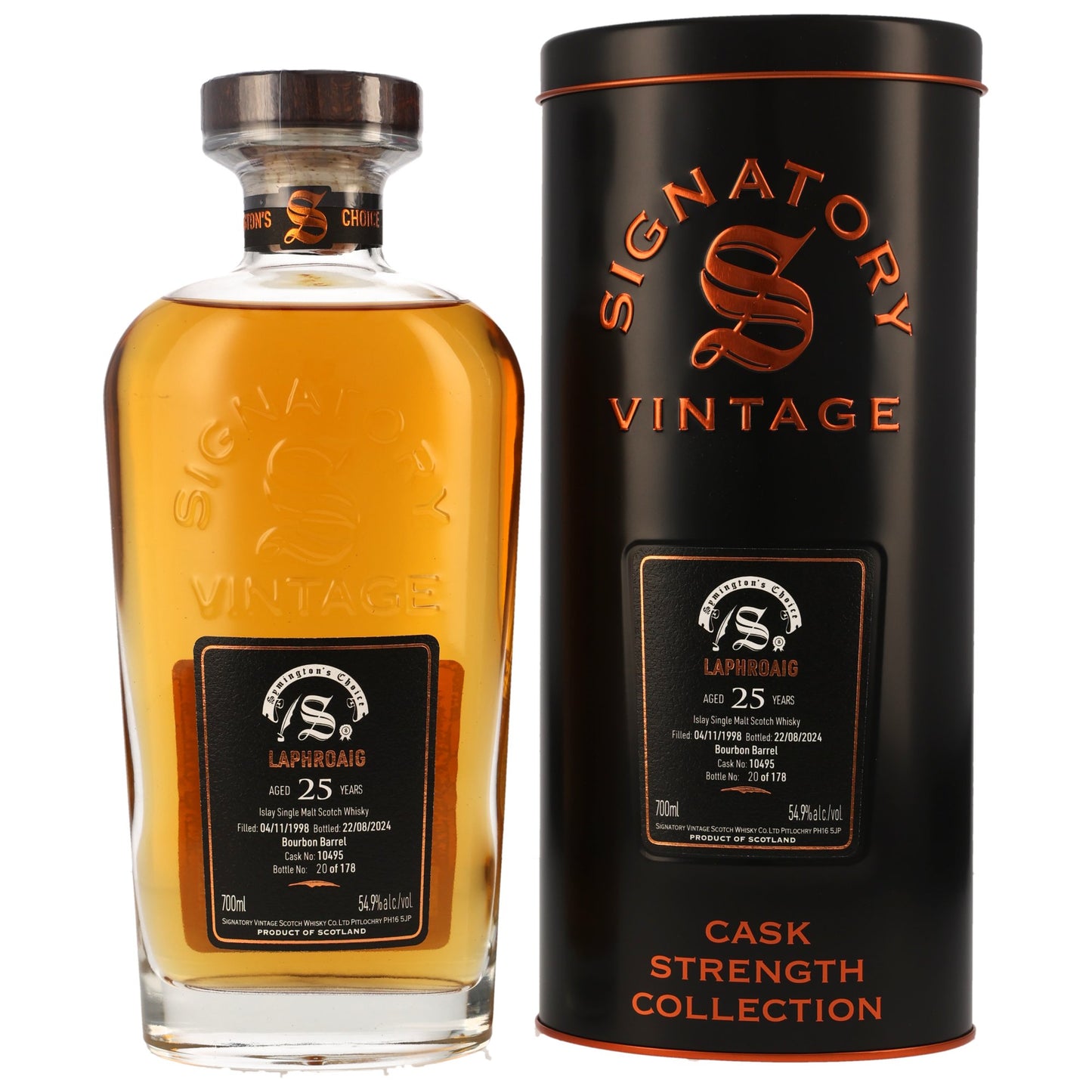 Laphroaig 25 1998/2024 - Signatory Vintage - Symingtons Choice #10495