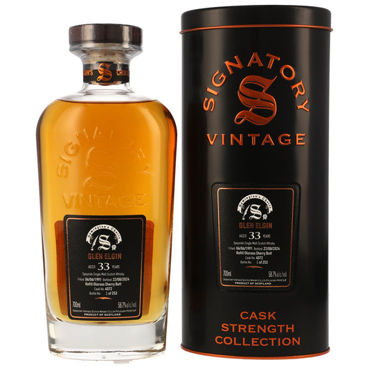 Glen Elgin 33 1991/2024 - Signatory Vintage Symingtons Choice - Refill Oloroso Sherry Butt #4072