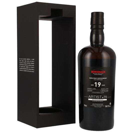 Benromach 19 2005/2024 - 1st Fill Sherry Butt 164 - Artist #14