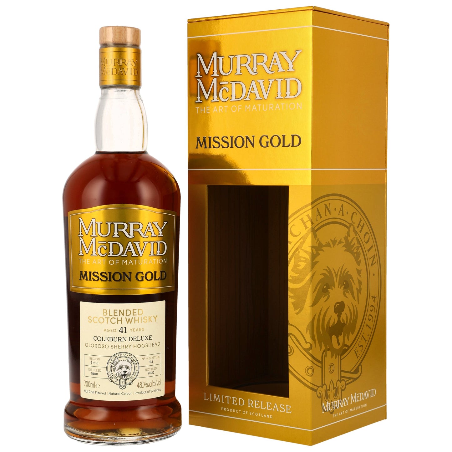 Coleburn Deluxe Blend 41 1980/2022 - Murray McDavid - Blended Scotch - Oloroso Cask #41
