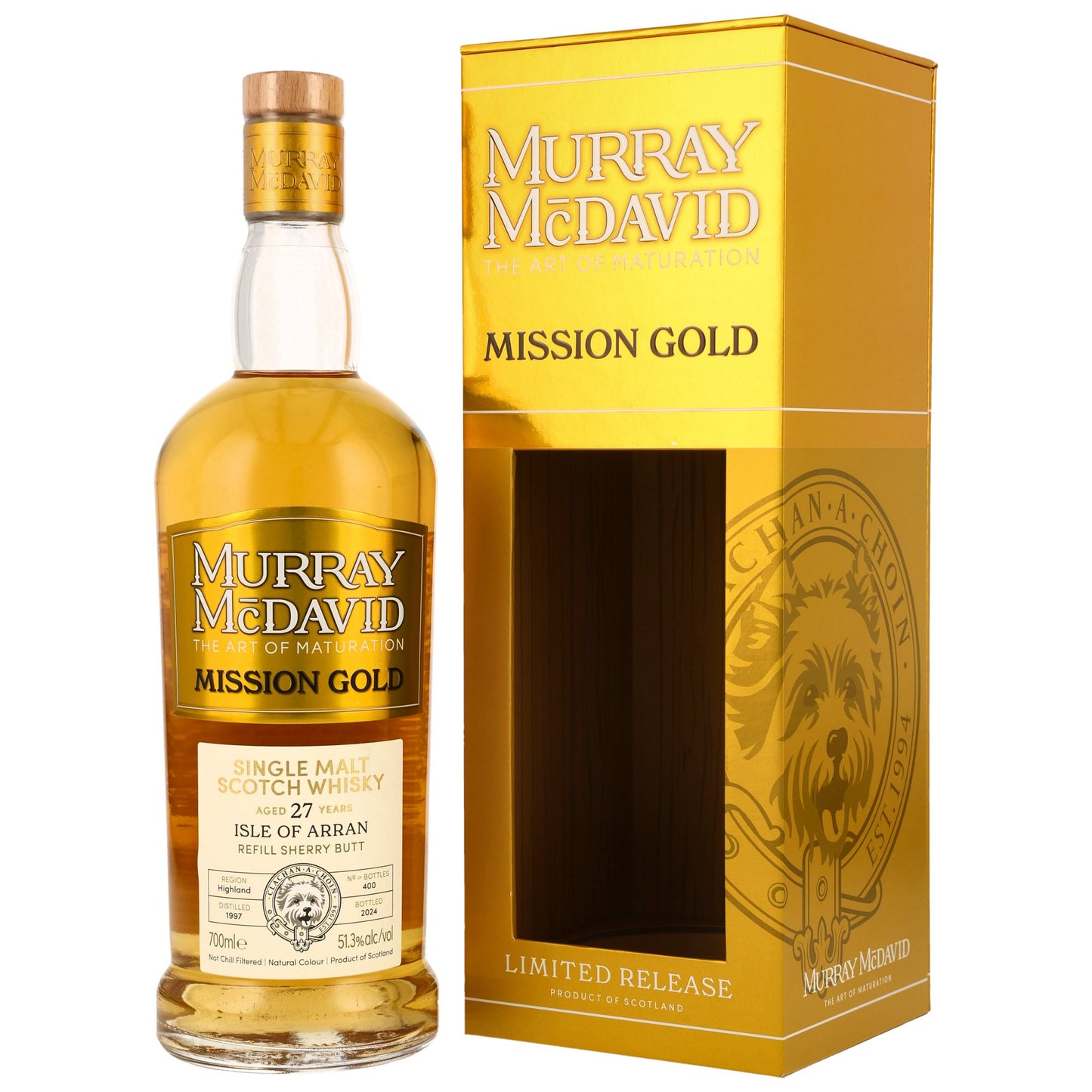 Isle of Arran 27 1997/2024 - Murray McDavid - Refill Sherry Butt #242