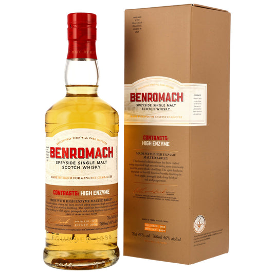 Benromach 2012/2024 - Contrasts: High Enzyme - 1st Fill Bourbon Barrels