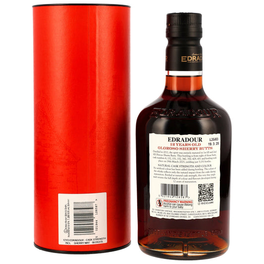 Edradour 12 2012/2025 - Sherry Cask Strength Batch #6