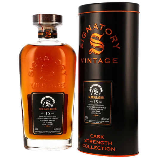 Glenallachie 15 2009/2025 - Signatory Vintage Symingtons Choice - 1st Fill Oloroso Sherry Butt #900863