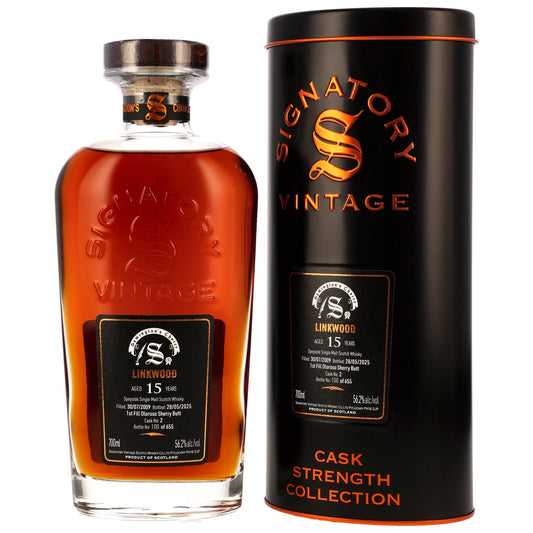 Linkwood 15 2009/2025 - Signatory Vintage Symingtons Choice - 1st Fill Oloroso Sherr Butt #2