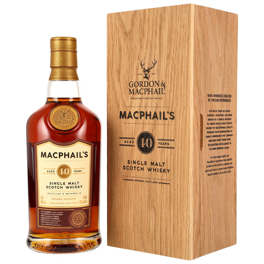 MacPhail´s 40 - Gordon & MacPhail - Speyside Single Malt