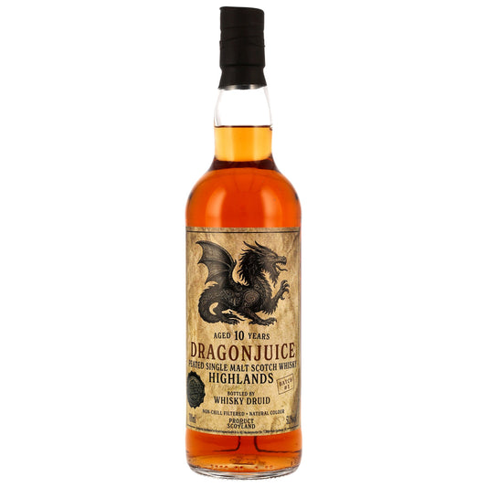 Dragonjuice 10 - Highlands Peated Single Malt - Whisky Druid - Batch #1