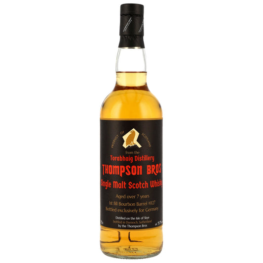 Torabhaig 7 2018/2025 - Thompson Bros. - 1st Fill Bourbon Barrel #1127