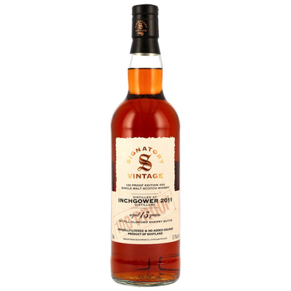 Inchgower 13 2011/2025 - Signatory Vintage - 100 PROOF #53