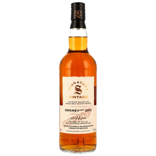 Orkney (HP) 14 2011/2025 - Palo Cortado - Signatory Vintage - 100 PROOF #59
