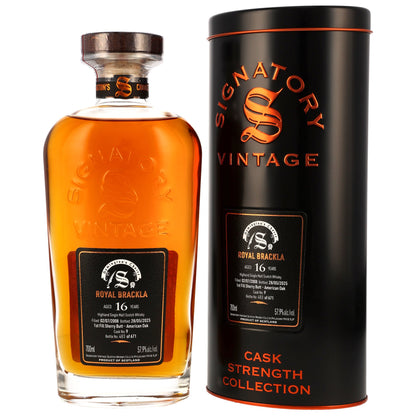 Royal Brackla 16 2008/2025 - Signatory Vintage Symingtons Choice - 1st Fill Sherry Butt #9