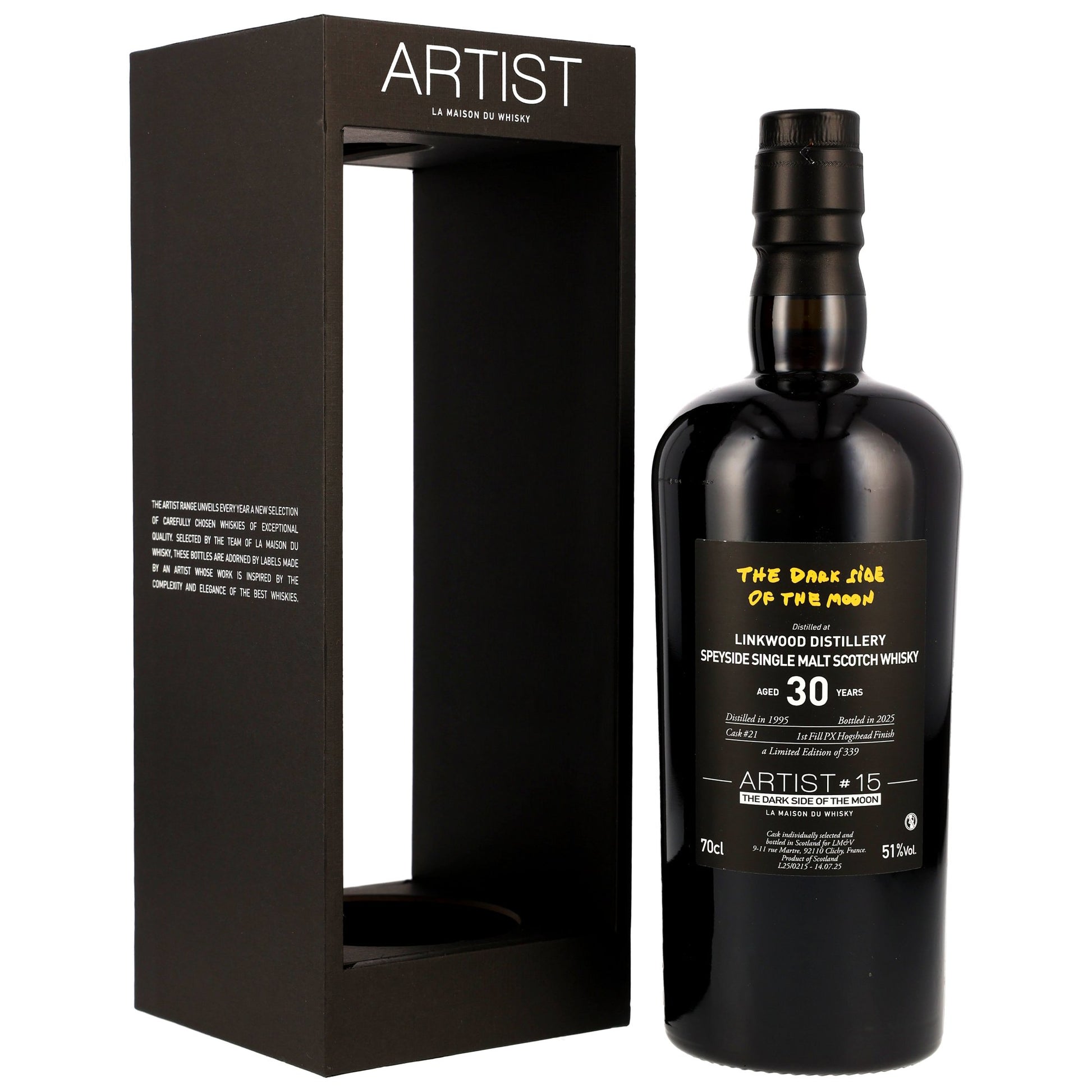 Linkwood 30 1995/2025 - Artist #15 - First Fill PX Cask Finish #21