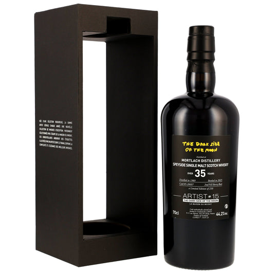 Mortlach 35 1989/2025 - Artist #15 - The Dark Side of the Moon - Second Fill Sherry Butt # S-28607