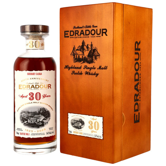 Edradour 30 1995/2025 - 200th Anniversary - Batch #1 , 1st Fill Sherry Butts #2101+2109