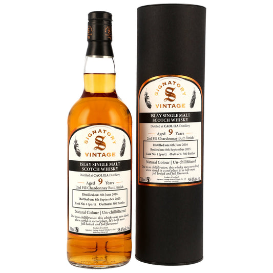Caol Ila 9 2016/2025 - Signatory Vintage - 2nd Fill Chardonnay Cask Finish #4