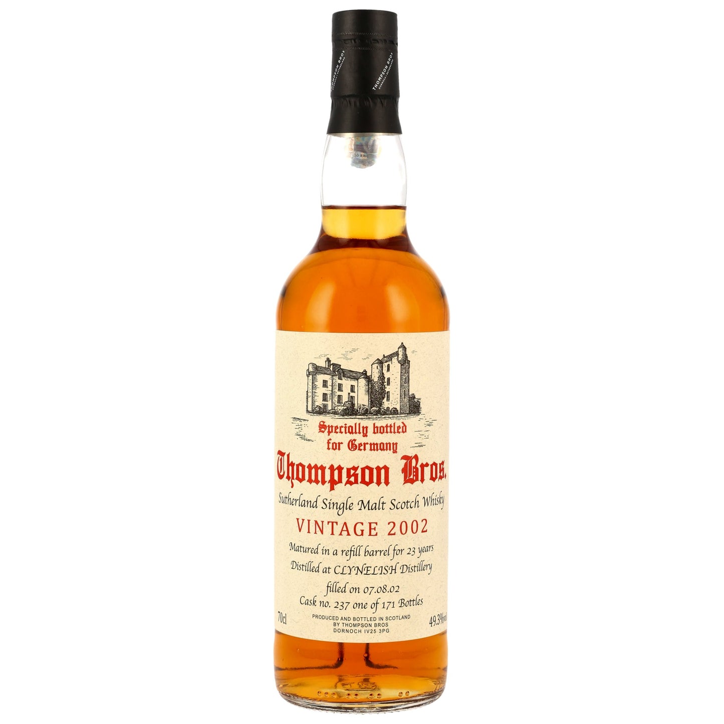 Clynelish 23 2002/2025 - Thompson Bros. - Refill Barrel #237