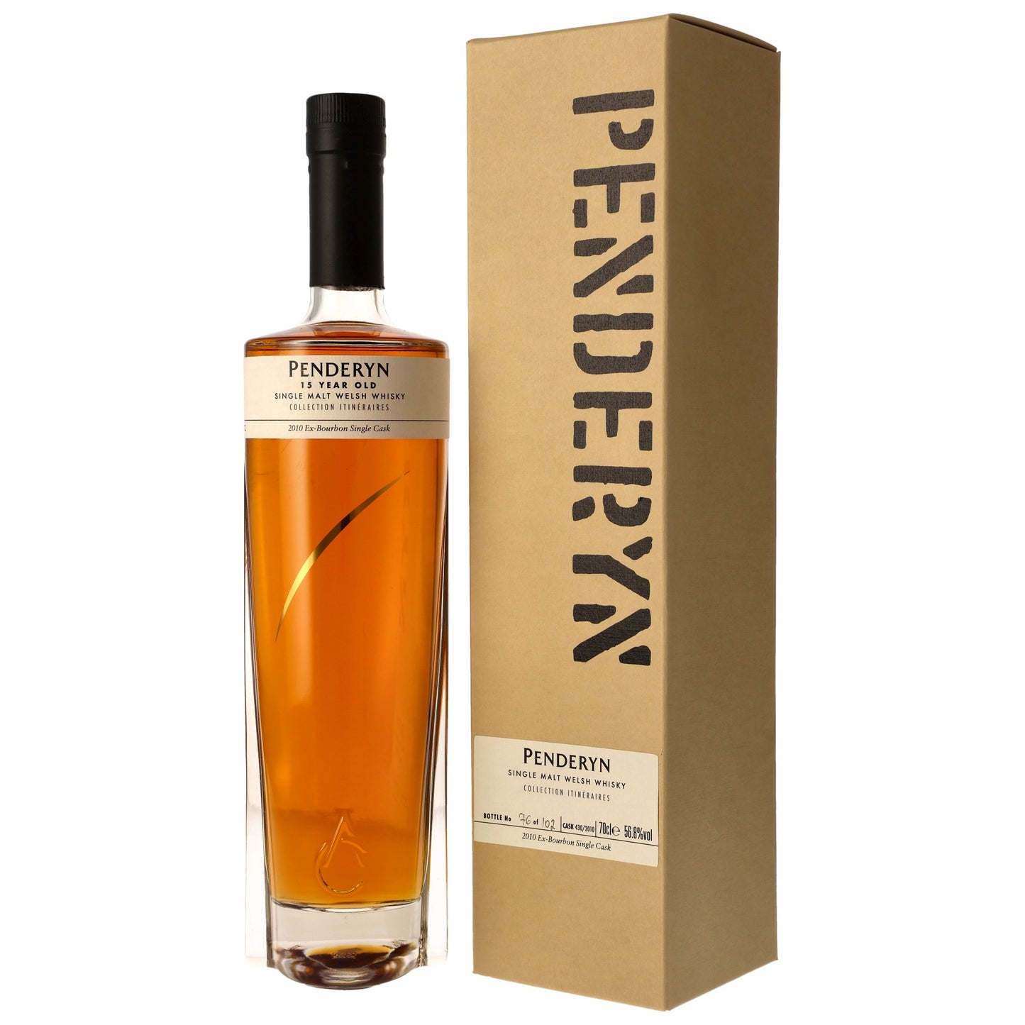 Penderyn 15 2010/2025 - Itinéraires - Bourbon Cask #430/2010