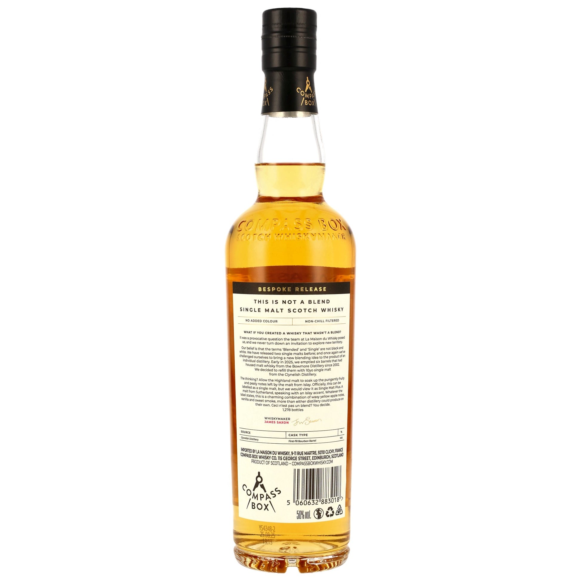 Clynelish 2015/2025 - Compass Box - This is not a blend