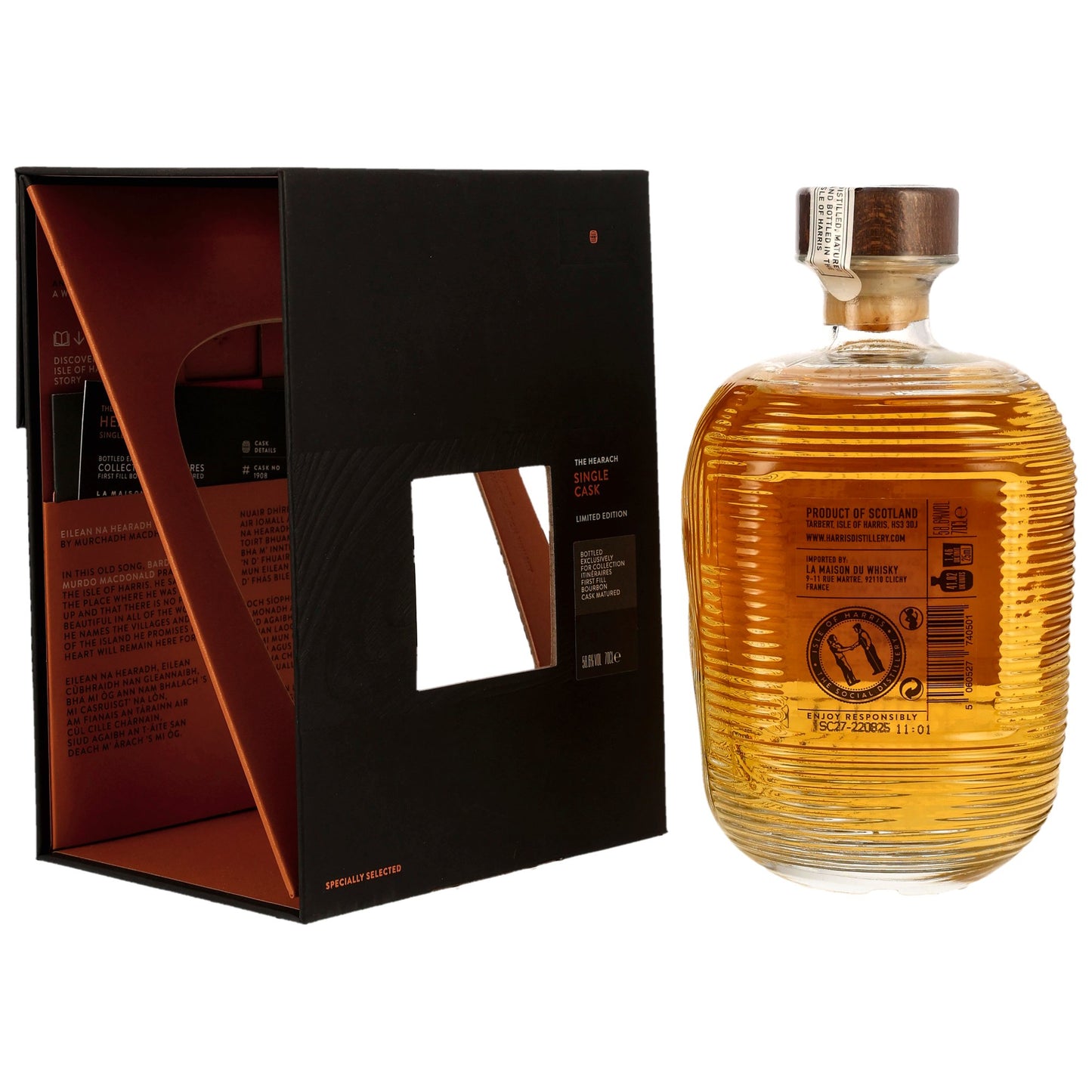 The Hearach 6 2018/2025 - 1st Fill Bourbon Cask #1908