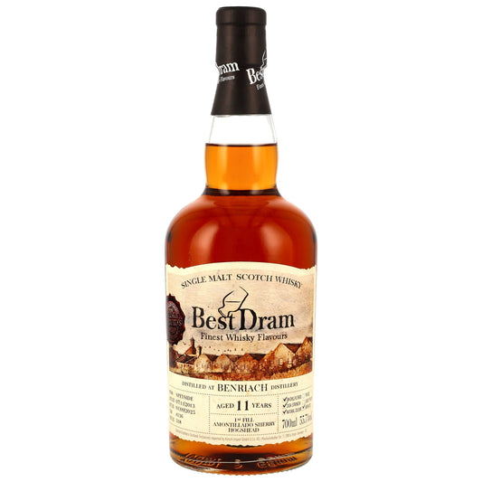 Benriach 11 2013/2025 - Best Dram - 1st Fill Amontillado Sherry Hogshead #136