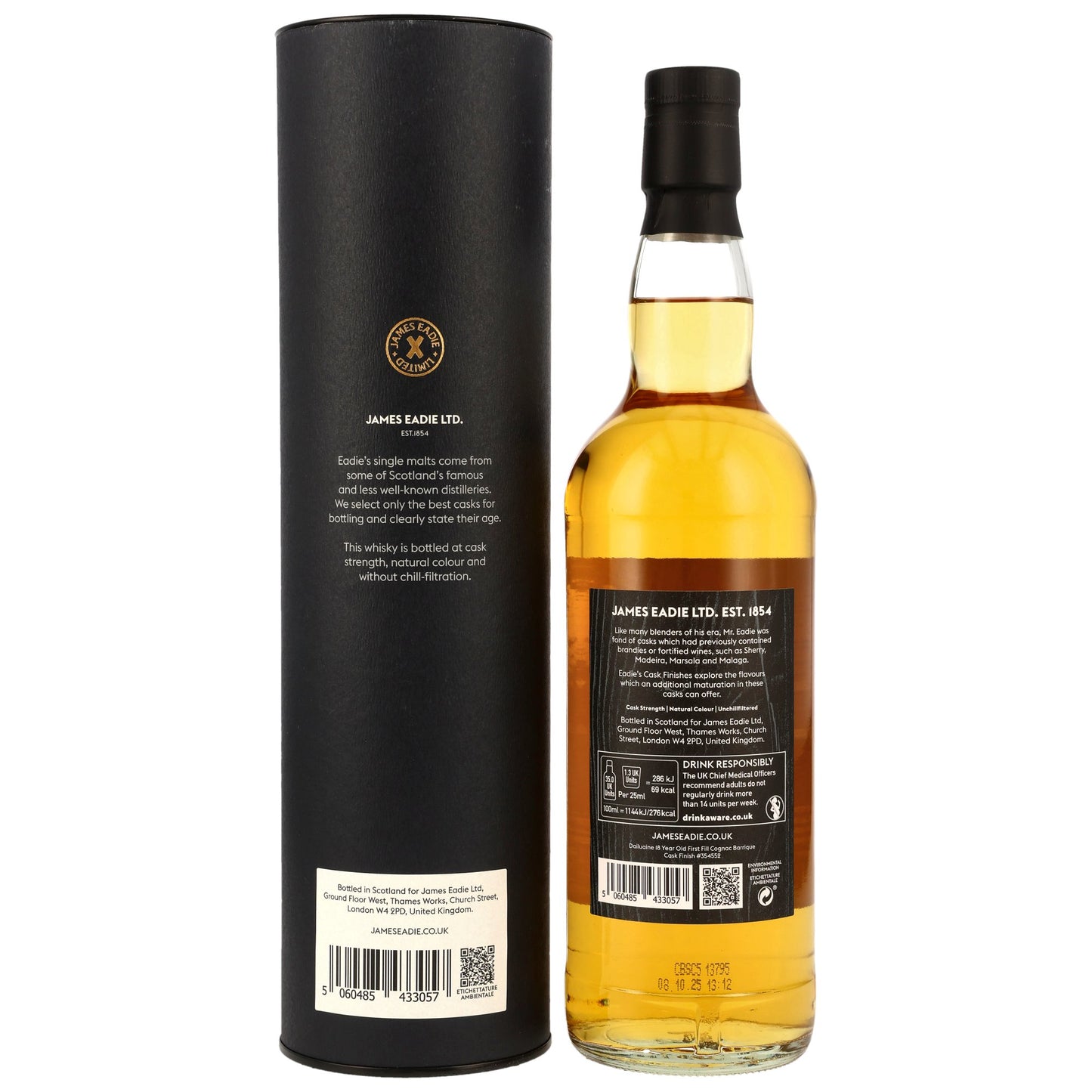 Dailuaine 18 2007/2025 - James Eadie - 1st Fill Cognac Barrique #354552