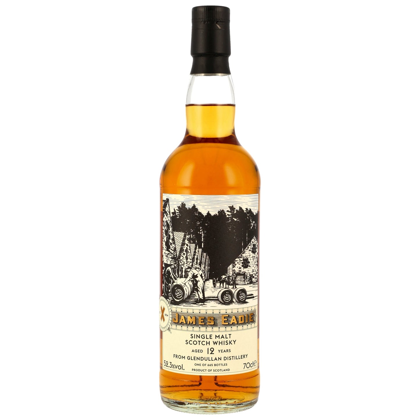 Glendullan 12 2013/2025 - James Eadie - 1st Fill Bourbon Hogsheads