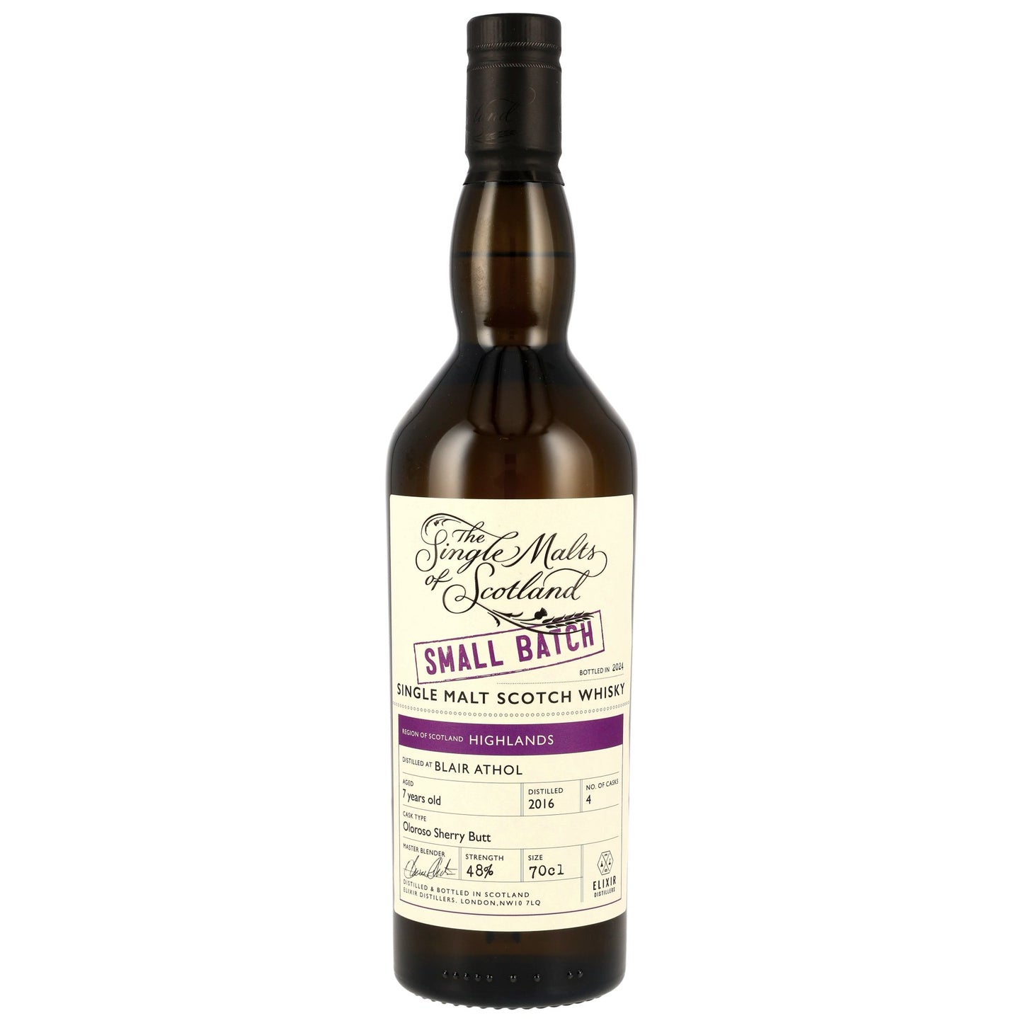 Blair Athol 7 2016/2024 - Small Batch (SMoS) - Oloroso Sherry Butts