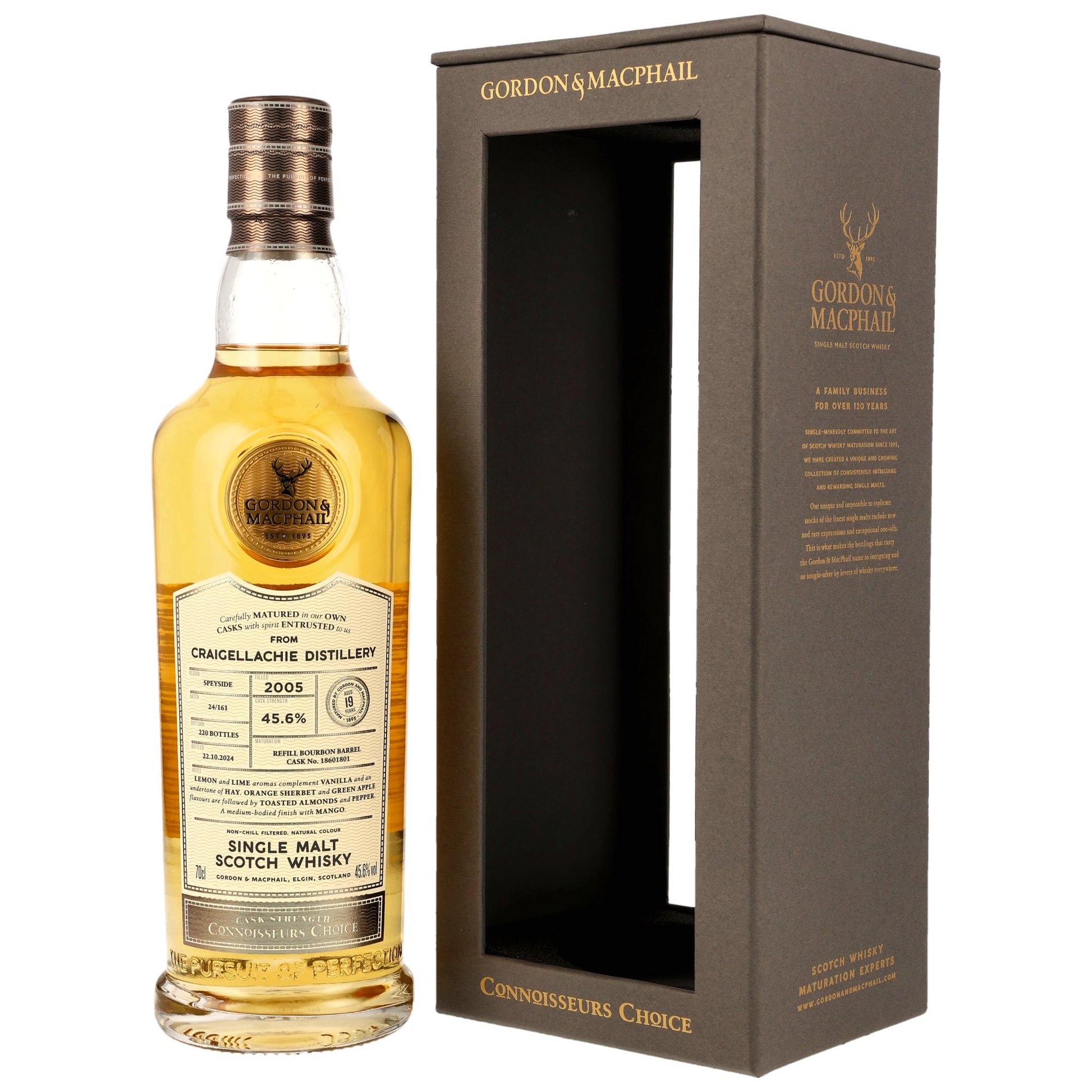 Craigellachie 19 2005/2024 - Gordon & MacPhail - Refill Bourbon Barrel #18601801