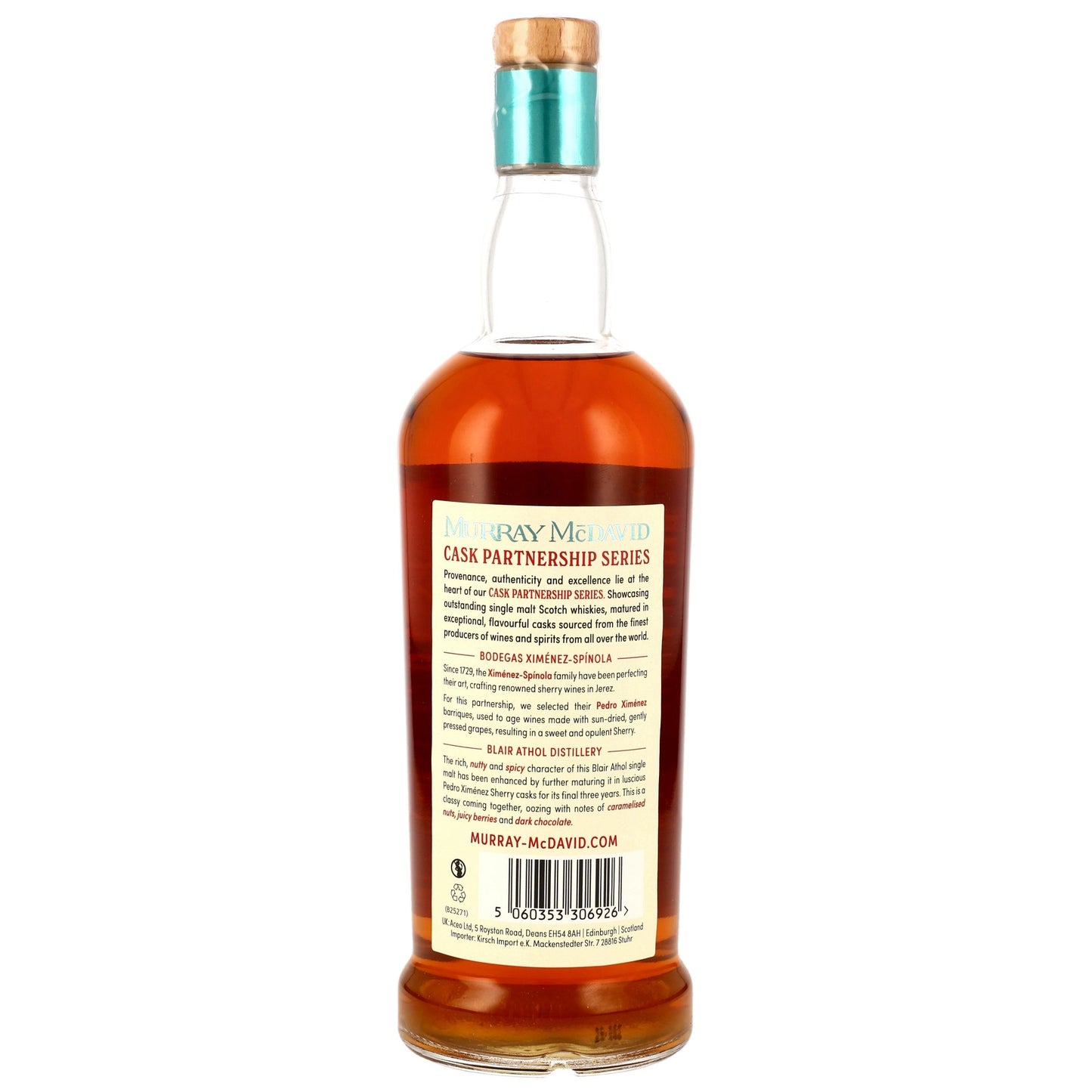 Blair Athol 9 2016/2025 - Cask Partnership (Murray McDavid) - PX Sherry