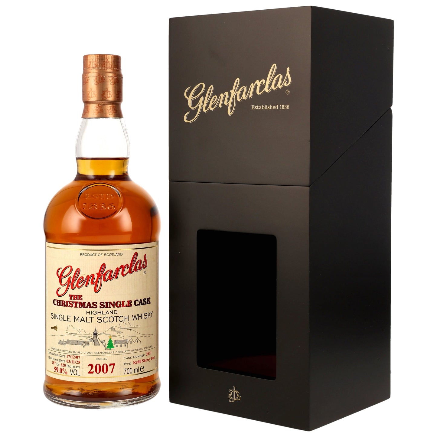 Glenfarclas 2007/2025 - The Christmas Single Cask