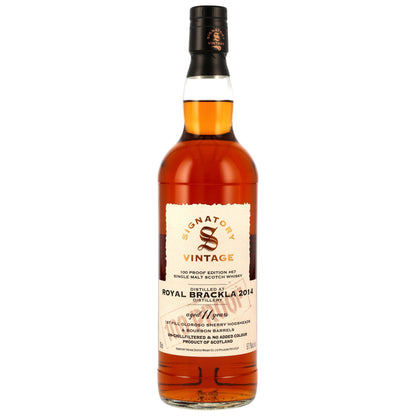 Royal Brackla 11 2014/2025 - Signatory Vintage - 100 PROOF #67
